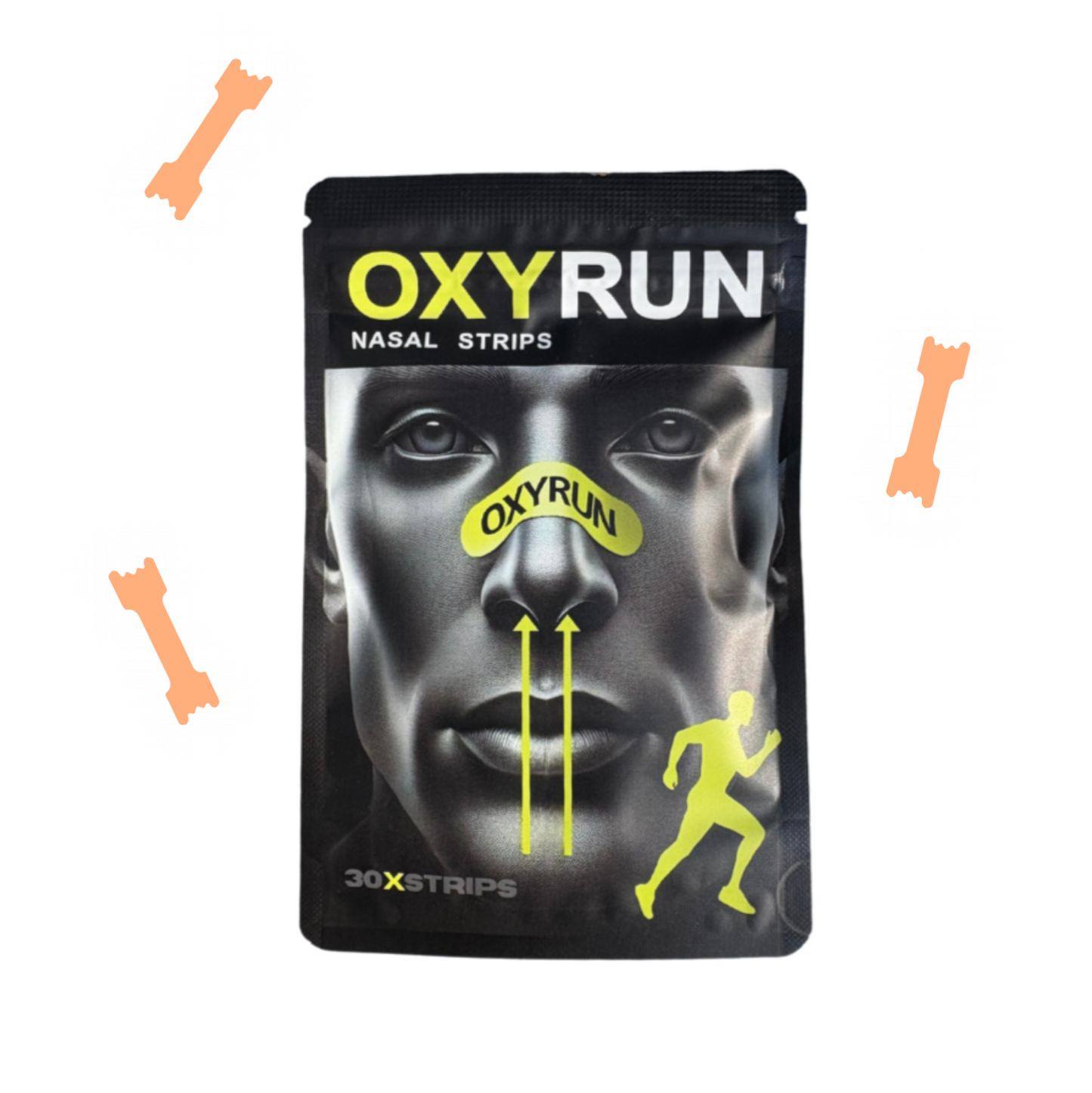OXYRUN Nasal Strips - Pack (30 Strips)