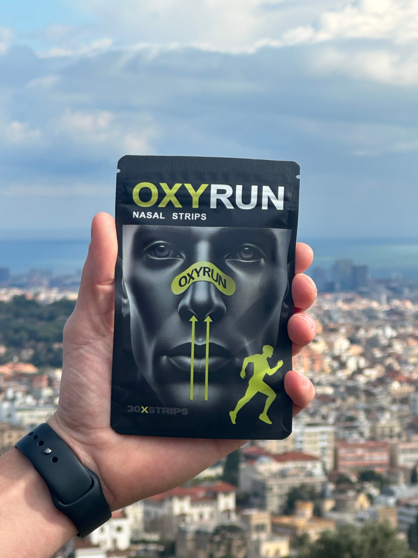 OXYRUN Nasal Strips - Pack (30 Strips)