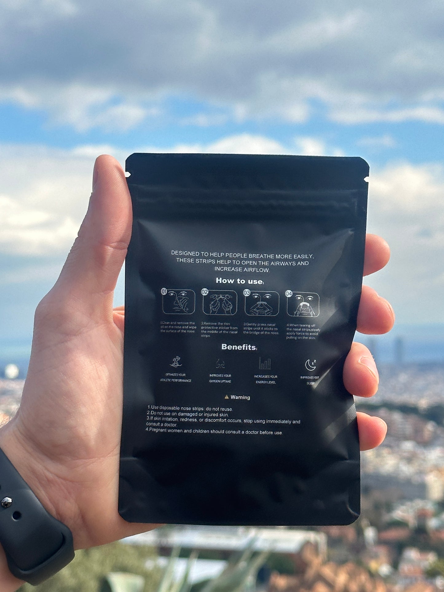 OXYRUN Nasal Strips - Pack (30 Strips)