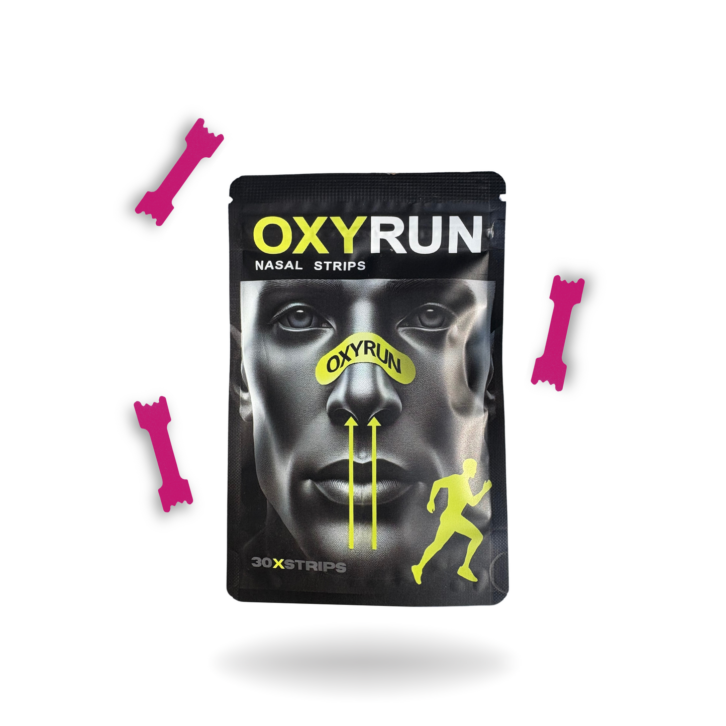 OXYRUN Nasal Strips - Pack (30 Strips)